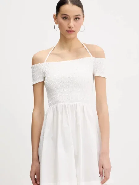 Tommy Jeans rochie din mini evazati alb