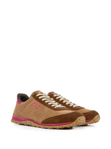 Sneakerși Camper din piele de căprioară maro