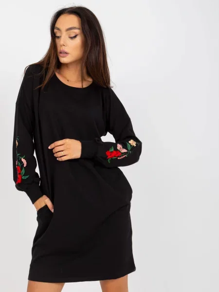 Rochie mini Fashionhunters de costum negru