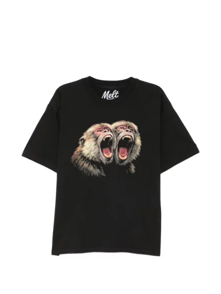 Tricou Melt cu imagine negru