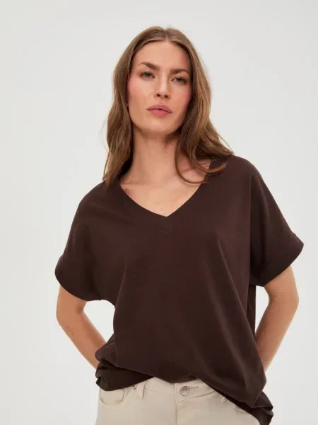 Tricou Marisse maro