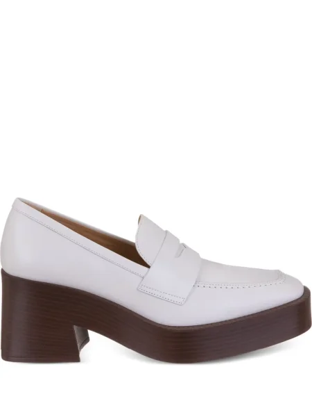 Pantofi loafer Tod's din piele alb