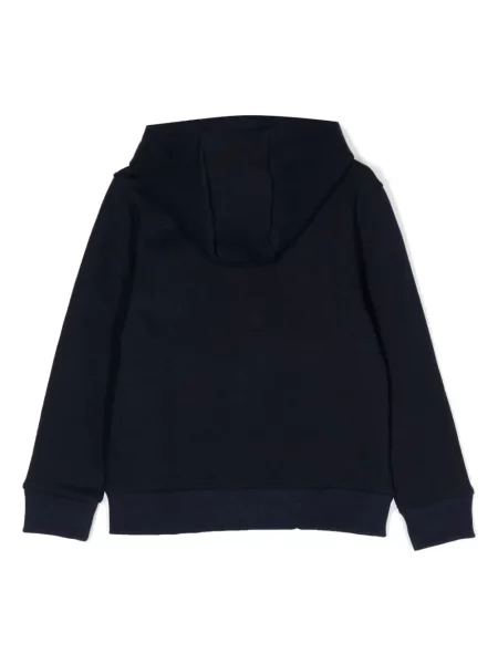 Bluza z kapturem dziecięca Lacoste niebieska