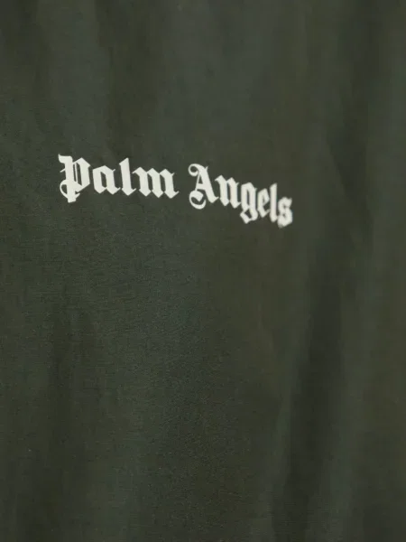 Geacă Palm Angels cu glugă verde