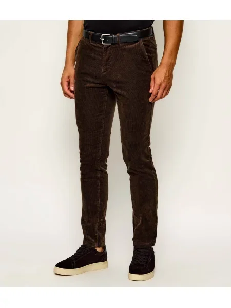 Gant Pantaloni chino | catifea reiată maro