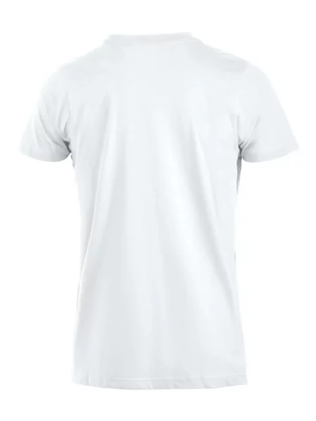 Clique Premium-T koszulka z okrągłym dekoltem – white biała