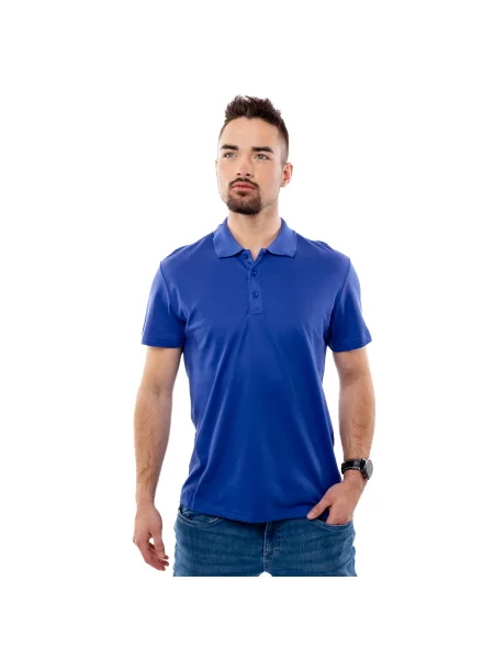 Tricou polo Glano albastru