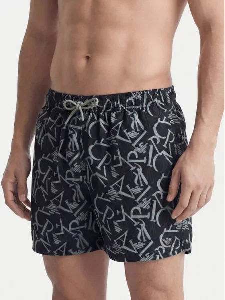 Emporio Armani Pantaloni scurți pentru înot negru