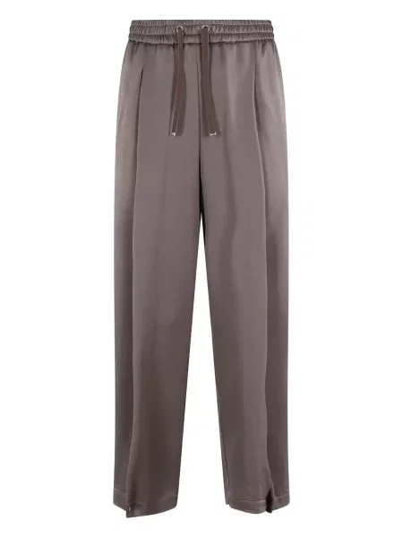 Pantaloni Herno plisate maro