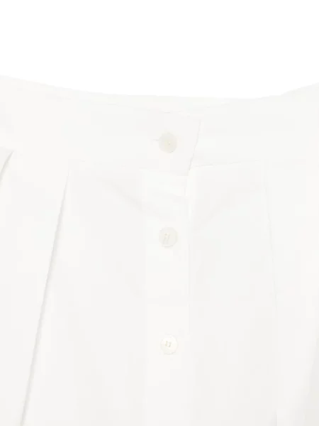 Fustă midi Elie Saab cu broderie alb