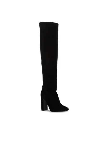 Botki Dolce And Gabbana zamszowe czarne