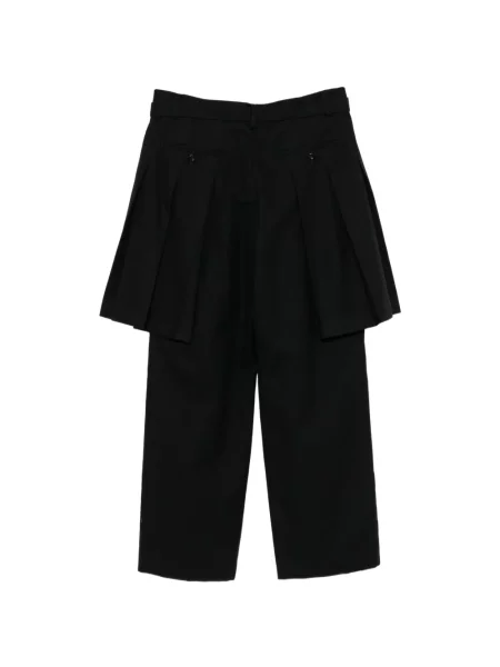 Cu centură pantaloni Sacai negru