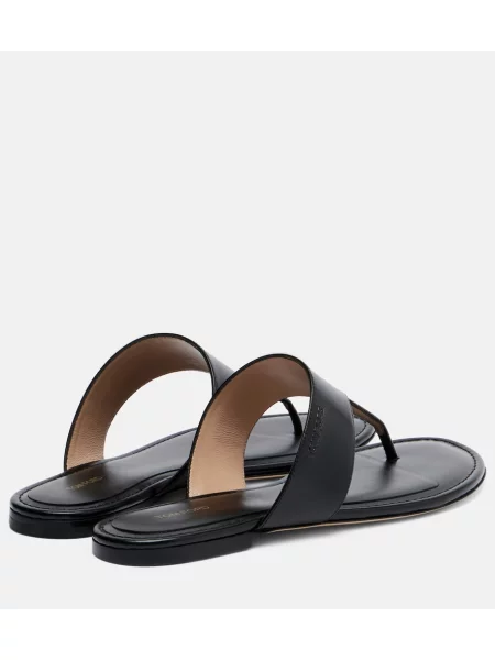 Chiloți tanga Tom Ford din piele negru