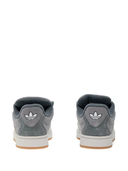 Sneakerși Adidas alergare din piele de căprioară cu model floral negru