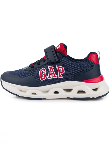Dziecięce buty sneakersy sportowe dla chłopca na rzep GAP SACRAMENTO czerwone