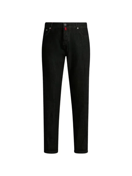 Blugi drepți Kiton negru