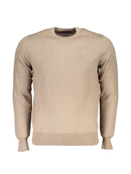 Pulover North Sails cu broderie cu decolteu rotund