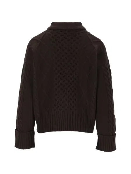 Cardigan Arch4 tricotate maro