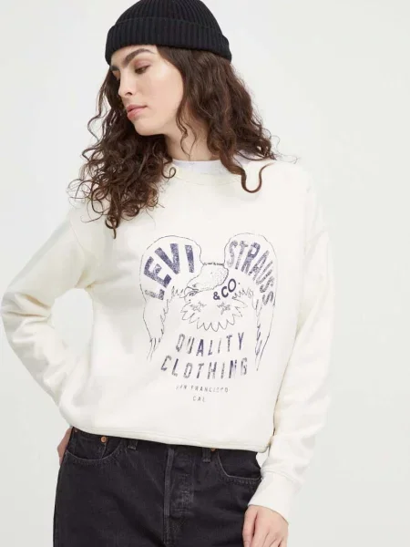 Суитчър Levi's® с принт бежово