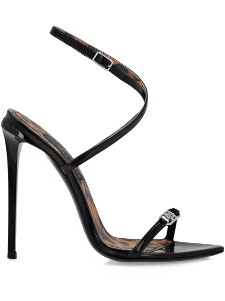 Sandale Philipp Plein din piele negru