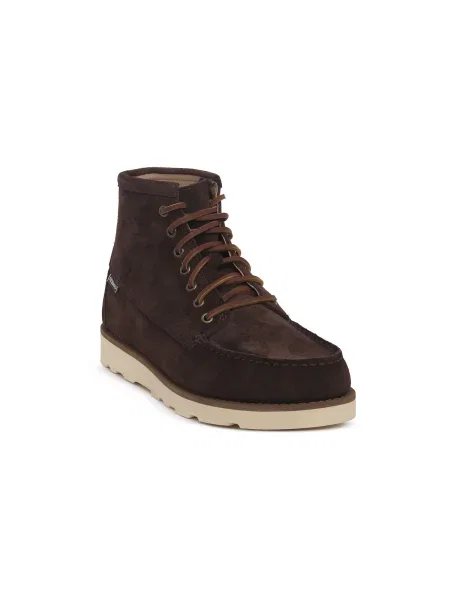 Pantofi Sebago din piele de căprioară maro