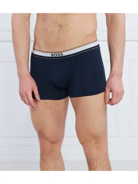 BOSS BLACK Chiloți boxer Trunk Pique negru