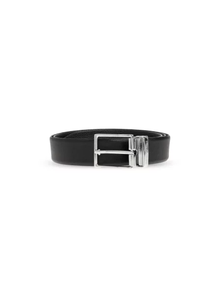 Emporio Armani pasek dwustronny czarny