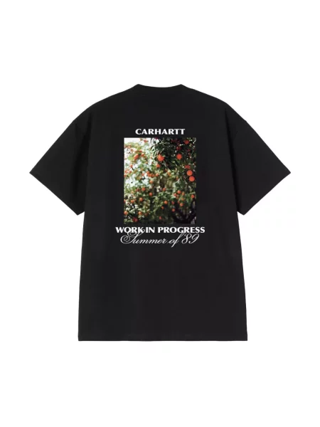 Carhartt Wip Koszulki Mężczyzna L S/S Warm Views T-Shirt czarny