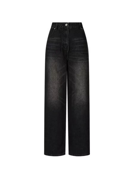 Blugi cu picior larg Tomboy negru