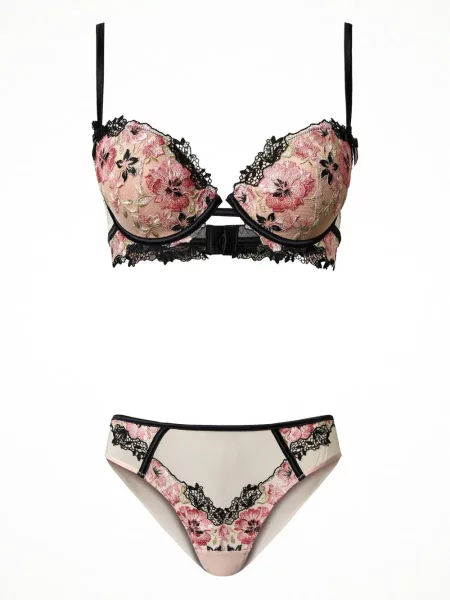 Chiloți Twinset cu broderie cu model floral