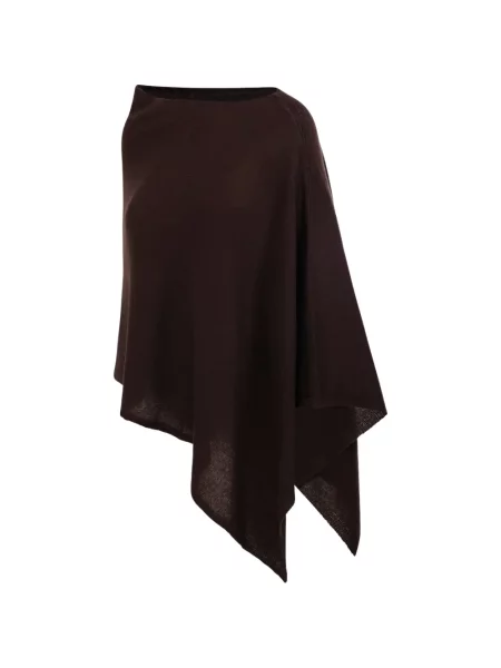 Poncho Beyou drapate maro