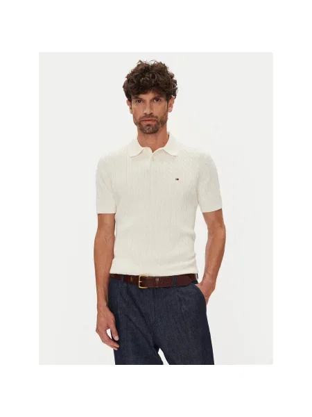 Tommy Hilfiger Polo Regular Fit μπεζ