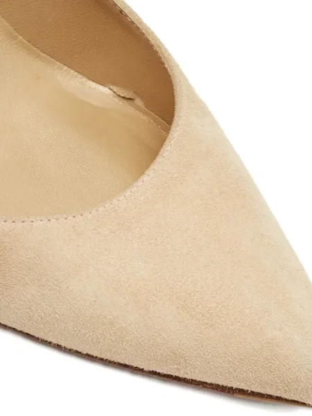 Pantofi cu toc Stuart Weitzman din piele de căprioară