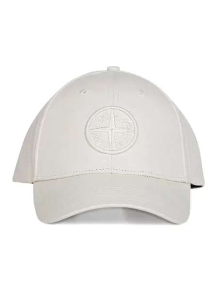 Czapka z daszkiem Stone Island biała