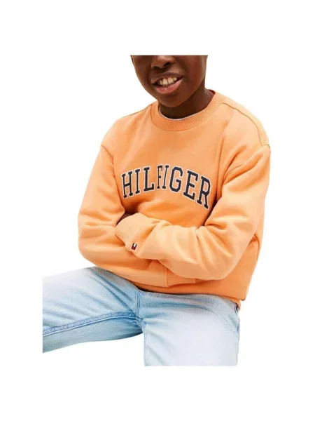 Mikina Tommy Hilfiger oranžová