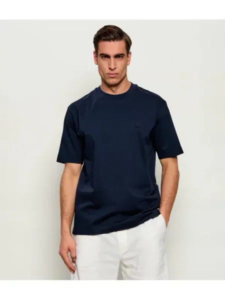 BOSS BLACK Tricou C-Tames 98 | mercerizat negru