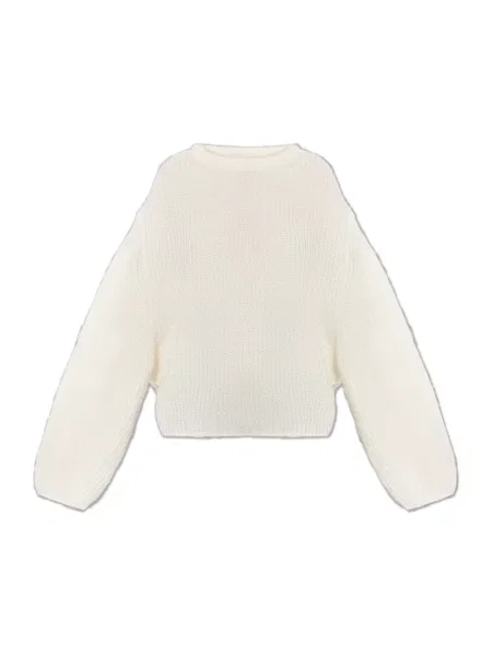 Lniany sweter Toteme beżowy