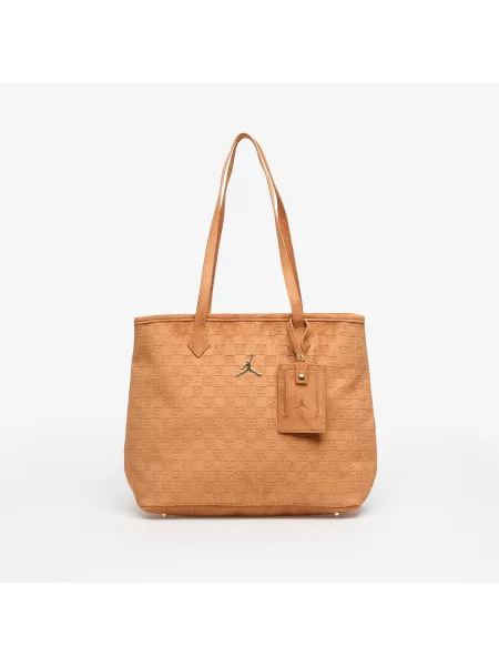 Чанта Jordan Jam Suede Monogram Tote Cognac Universal