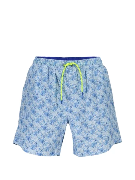 Slip de baie North Sails cu model floral cu imagine albastru