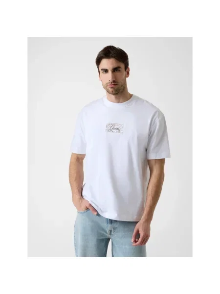 Guess Tricou Oversize alb
