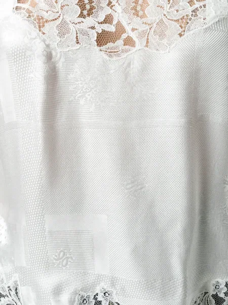 Vestă Givenchy din dantelă alb