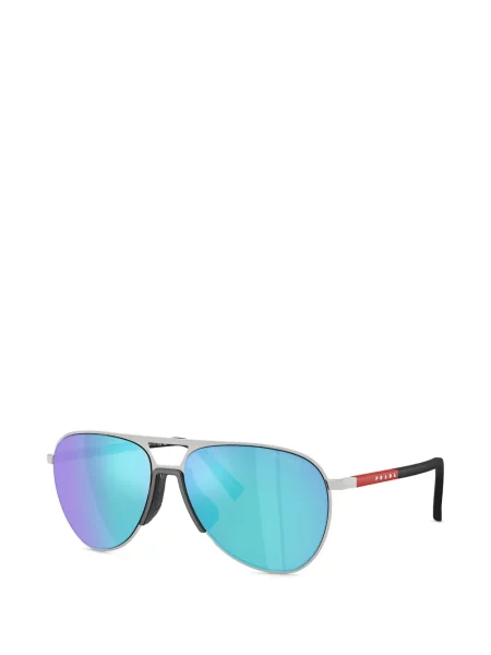 Ochelari de soare aviator Prada Linea Rossa