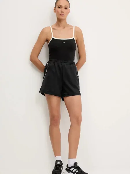 Шорти adidas Stadium з аплікацією висока посадка чорний