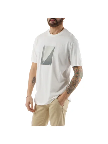 Tricou Eax alb