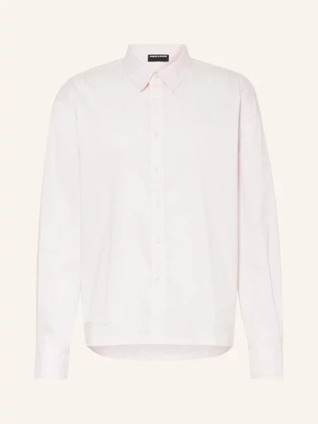 Pegador Košile Raton Oversized Fit světle růžová bílá