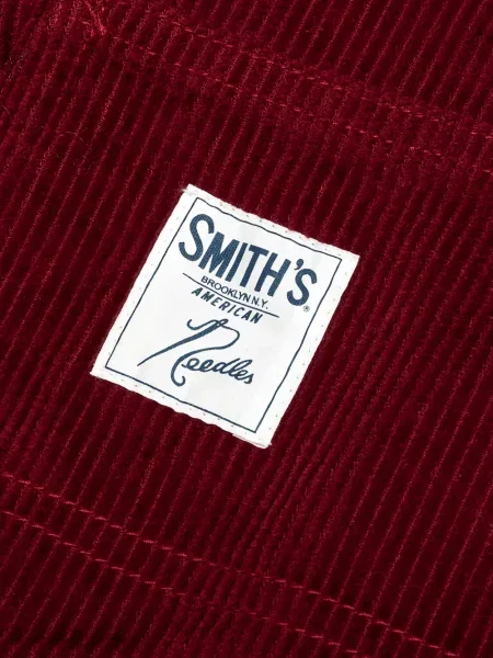 Manšestrové kalhoty Needles červené