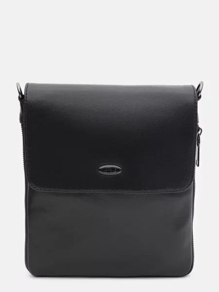 Кожаная сумка через плечо Ricco Grande черная