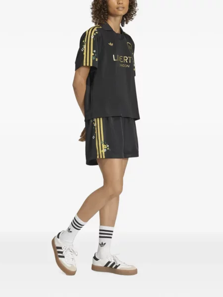 Scurt pantaloni scurți Adidas cu imagine cu model floral albastru