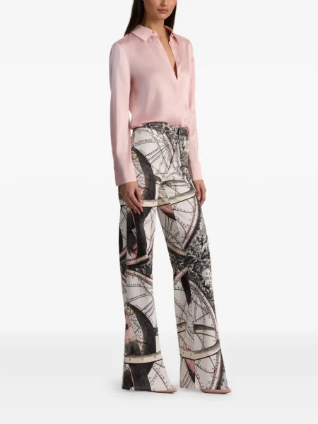 Blugi Alice + Olivia alb