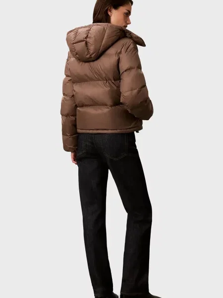 Пуховик Calvin Klein коричневий
